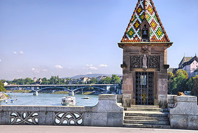 Rheinbrücke in Basel/Schweiz