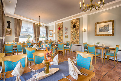 Traditionelles Restaurant mit modernem Chic